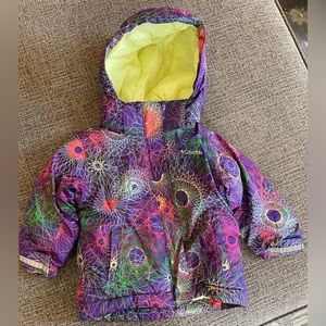 2T Columbia Girls Winter Snow Jacket. Purple Multicolored.